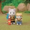 Calico Critters Exciting Exploration Set - Latte Cat Brother & Baby view 2