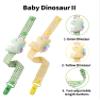 CutiePlusU Adult Pacifier Clip Adult Size Pacifier Holder Clip 4 Pack- Dinosaur Baby view 3