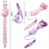 CutiePlusU Adult Pacifier Clip Adult Size Pacifier Holder Clip 4 Pack- Dinosaur Baby view 4