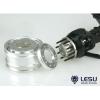 LESU wheelfun Metal Front Wheel Hub for 1/14 Flange Axle Model RC Truck Dumper Tractor Accessories for Hobby view 2