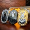 HIDEDC Desperate Rabbit Fidget Slider, Metal Fidget Toys Adults Haptic Coin Infinite Rotation Push, EDC Fidget Toys Sensory Toy Executive Desk Toy for Keep Focus & Stress Relief (Gold) view 4