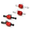 2pcs Metal Front and Rear Axle Housing with Differential Cover 300g for Traxxas TRX4 1/10 RC Crawler Car Upgrade Parts(Black) view 2