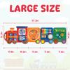 Train Activity Wall Busy Board Panels | 11-in-1 Wooden Sensory Wall Panel for Kids, Toddler Montessori Learning Activity Center, Perfect for Toddler Playroom Nursery Classroom Dentist Waiting Room view 4