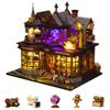 Flever Dollhouse Miniature DIY House Kit Creative Room with Furniture for Romantic Artwork Gift (Magic Treasure House) view 1