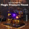 Flever Dollhouse Miniature DIY House Kit Creative Room with Furniture for Romantic Artwork Gift (Magic Treasure House) view 2