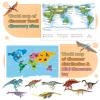 BIWASE Dinosaur Toys Book with 50 PCS Different Dinosaurs Figures & Pokers,Interactive Perfect for Kids Dinosaurs Educational Toys for 3 4 5 6 7 8 12 Year Old Boys&Girls view 4