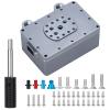 WEFEINO Aluminum Alloy RC Fuel Cell Receiver Box Upgrade Parts for 1/10 Capra RR10 SCX10 PRO VS4-10 TRX4 TRX6 TF2 D90 CC02 RC Crawler Car (Titanium Gray) view 2