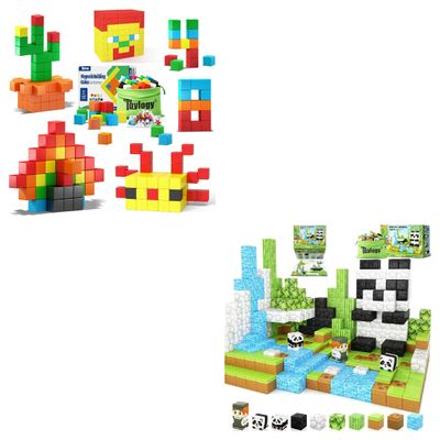 118PCS Magnetic Blocks for Toddlers Toys, Magnetic Blocks-Build Magnet World Set for Boys & Girls Age 3-4 4-5 6-8 Magnet Kids Toys
