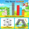 108PCS Magnetic Blocks Kids Magnet Toys, Large 1 inch Building Cubes with Puzzle Panel, Mine Magworld Easter Bunny Garden Building Crafts, Sensory Learning Toys Gift for 3+ Year Old Boys Girls view 3