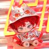 niannyyhouse 10cm 20cm Plush Doll Clothes Jacket Cat Ears Hoodie Shawl Soft Doll Dressup (Red-20cm) view 2