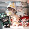 niannyyhouse 10cm 20cm Plush Doll Clothes Jacket Cat Ears Hoodie Shawl Soft Doll Dressup (Red-20cm) view 3