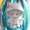 niannyyhouse 10cm 20cm Plush Doll Clothes Jacket Cat Ears Hoodie Shawl Soft Doll Dressup (Red-20cm) view 4