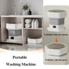 12x11x11in Small Washing Machine 2 In 1 Mini Washing Machine 8L Capacity Foldable Travel Washing Machine For Home, Dorm, Apartment, RV, Outdoor Use(Purple) view 2