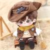 niannyyhouse 10cm 20cm Plush Doll Clothes Hat T-Shirt Pants Scarf Vest Shoes Denim Outfit Doll Dressup (20cm) view 3