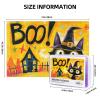 Happy Halloween Jigsaw Puzzles Halloween Decorations 200 Big Pieces, Easy to Put Together, Halloweenr Party Decorations view 4