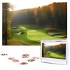 1000 Piece Jigsaw Puzzles for Adults Challenging Puzzle Wooden Picture Puzzle Personalized Custom Golf Course Wood Puzzle for Family Game Nights Gifts 29.5x19.7 inches Puzzle view 1