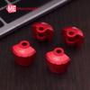 Mesimsple Alum Shock Cap Protector 6S ARAC8965 for Arrma 1/7 Felony Infraction Limitless Mojave Fireteam 6S 1/8 Kraton Outcast Notorious Talion Typhon 6s Series Upgrades Part Red view 2