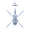2PCS 1/200 Scale Military Model U.S.A. MH-60L DAP Black Hawk Helicopter with Metal Blade Uncolored DIY Resin Model for Military Collection view 3