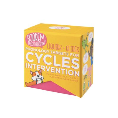 Bjorem Speech Cycles Intervention: Liquids & Glides Phonology Targets for Speech Therapy by Amy Graham
