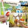 QUOKKA Reusable Water Painting Dementia Activities for Seniors Alzheimers Products for Elderly Water Doodle Set Forest Moments Activity Kits for Dementia Patients Crafts Gift for Seniors view 1