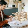 AIJUYE 3D Wooden Puzzles for Adults Marble Run Kit - 159pc 4 Steel Marbles Build Mechanical Maze Model STEM Toys for Teens Adults, 4hr Challenge, No Glue Needed & Desk Kinetic Art, Ages 14+ view 2
