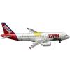 PHYUIDS for: Die Casting 1/400 Scale Tam Airline Aircraft A320 Aircraft Model view 4