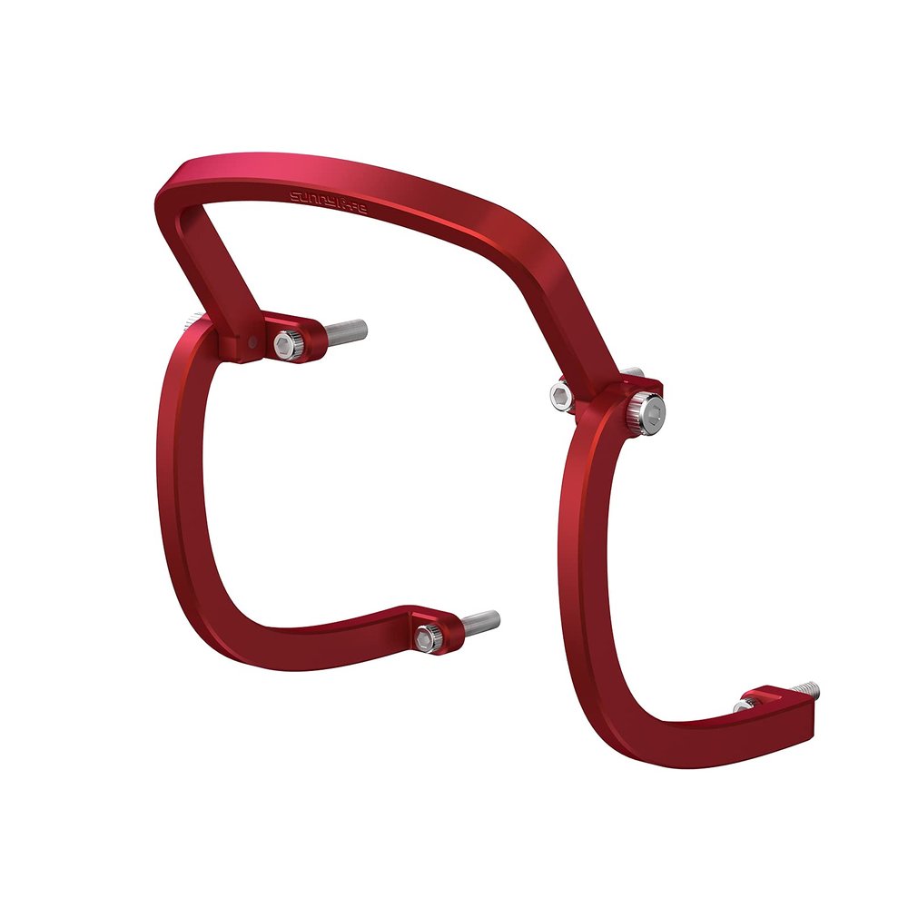Drone Accessories for Gimbal Bumper Protection Bar Camera Guard Protector Anti-Collision for Aluminum Alloy for DJI FPV Combo Drone Acv(Red)