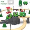 Toy Train Set for Wooden Tracks, Battery Operated Train for Toddlers, Motorized Train with Dinosaur Train for Kids, Electric Train Toy Compatible with Thomas & Friends, Brio view 3