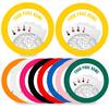 KGNIAHGU Your Poker Room Theme Custom Plastic Chips,5 Available in 9 Colors,Double Sided Full Color PrintAdd Your Own Design,Personalized Image or Text on Chip (Yellow, 37MM) view 1