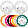 KGNIAHGU Your Poker Room Theme Custom Plastic Chips,5 Available in 9 Colors,Double Sided Full Color PrintAdd Your Own Design,Personalized Image or Text on Chip (Grey, 40MM) view 1