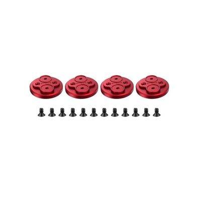 ABZEKH Drone Accessories 4pcs for DJI Mini 2/MINI SE Upgrade Motor Cover Cap Dust-Proof Engine Protector Guard for Aluminium for Mavic Mini 2 Accessories(RED MINI 2)