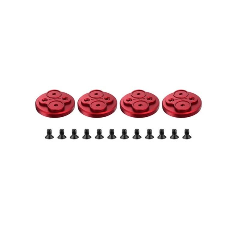 ABZEKH Drone Accessories 4pcs for DJI Mini 2/MINI SE Upgrade Motor Cover Cap Dust-Proof Engine Protector Guard for Aluminium for Mavic Mini 2 Accessories(RED MINI 2)
