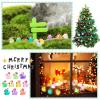 GliSun Christmas Mini Resin Ducks 160 Pack Luminous Tiny Duck Glow in The Dark for Garden Micro Landscape Ornament Dollhouse Plastic Tiny Figurines Birthday Party Favors DIY Decoration Craft view 3