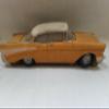 Handcrafted Yellow Model Chevy Precast Keypoint Dallas 7.5" x 2.75" no Box view 1