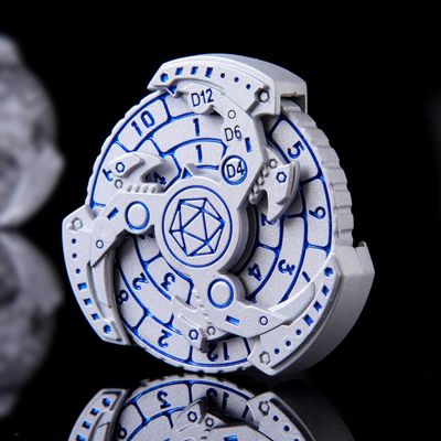 7-in-1 Spinner DND Dice Set, Rotate Metal Rotate Dungeons and Dragons DND Compass Dice, Cool RPG Role Playing Table Game Dice