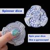 7-in-1 Spinner DND Dice Set, Rotate Metal Rotate Dungeons and Dragons DND Compass Dice, Cool RPG Role Playing Table Game Dice view 2