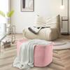 MEGASKET Extra Large Pink Storage Basket, 23.6" x 17" x 12" Rectangle Blanket Basket Living Room, Woven Cotton Rope Basket, Toy Basket Bins, Pink Baskets for Decor, Wicker Baby Laundry Basket view 3