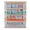 1:24 Scale Car Model Display Case 4 Tiers,with LED Light and Acrylic Dust Cover Toys Car Model Display Stand ,Parking Lot Scene Hot Diecast Wheels Storage Cabinet view 1