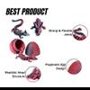 3D Printed Dragon Eggs with Dragon Inside, Articulated Crystal Dragons in Egg, Dragons Fidget Desk Toys for Gifts & Home Decor, 12 Inches (Red Black) view 2