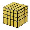 Willking Mirror Cube 4x4x4 Speed Cube 4x4 Mirror Blocks Cube Different Shapes Golden Cube view 1