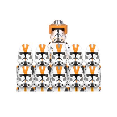 212th Clone Troopers 11pcs Clone Troopers Army figs Set Battle Pack with Accessories