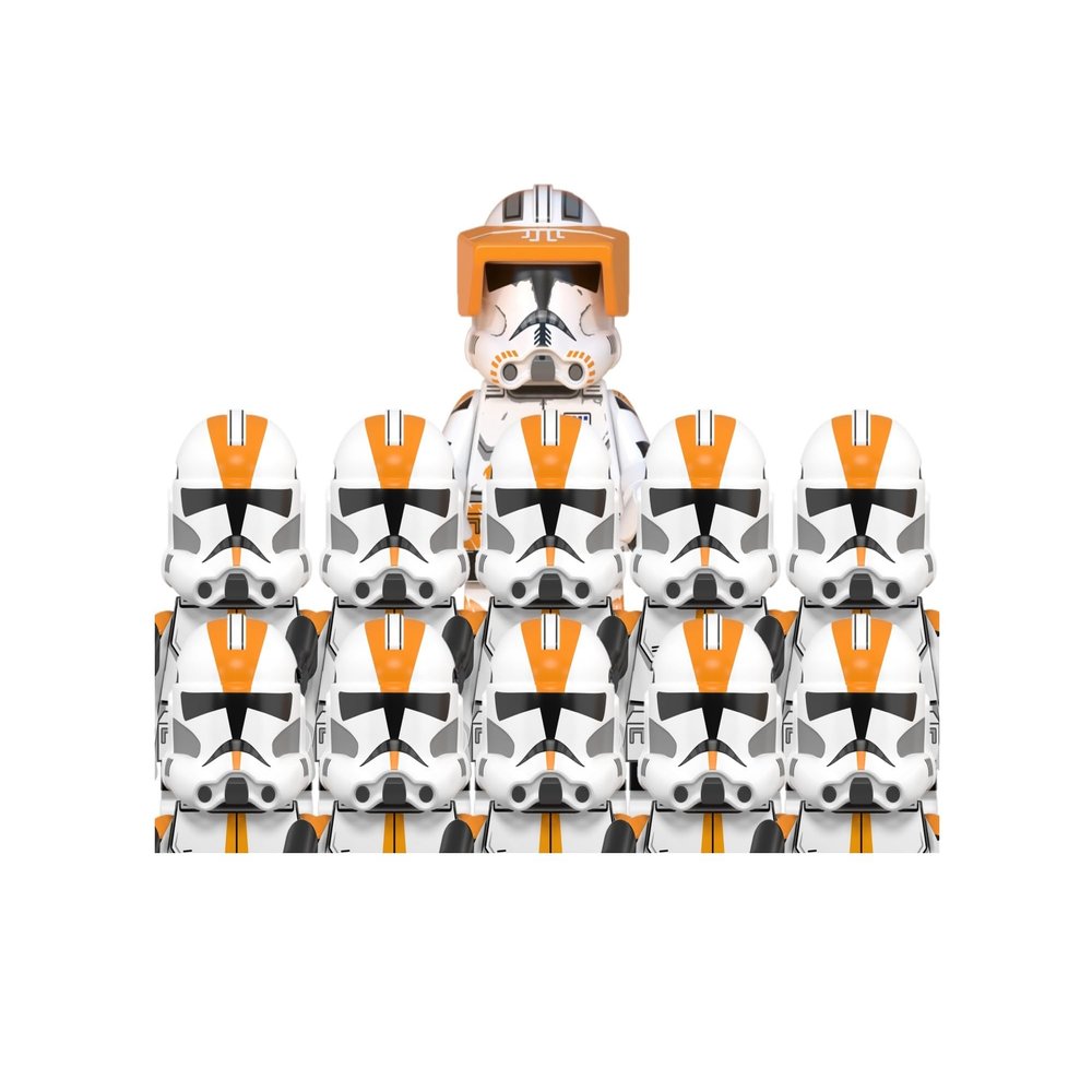 212th Clone Troopers 11pcs Clone Troopers Army figs Set Battle Pack with Accessories