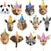48Pcs Safari Animals Party Cupcake Toppers, Jungle Cake Toppers Decorations Safari Jungle Supplies Wild Animals Birthday Baby Shower Party Favors view 1