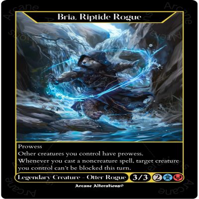 Bria, Riptide Rogue Altered Art Custom Proxy Cards