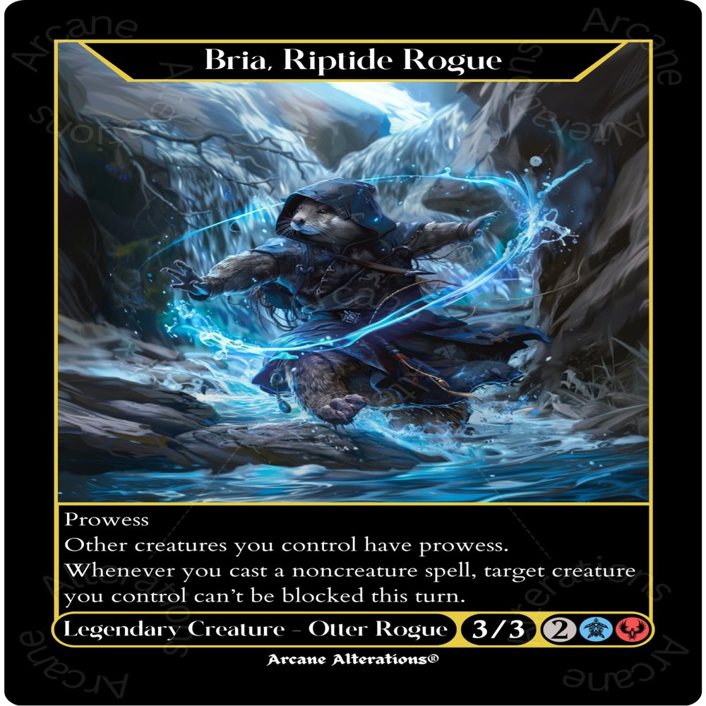 Bria, Riptide Rogue Altered Art Custom Proxy Cards