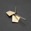 1Pair 1/200 Scale Model Modern Destroyers Copper Steering Rudder Dia 2mm Height 37/42mm Stainless Steel Rudder Rod for RC Boat(Type 1) view 3