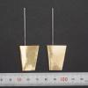 1Pair 1/200 Scale Model Modern Destroyers Copper Steering Rudder Dia 2mm Height 37/42mm Stainless Steel Rudder Rod for RC Boat(Type 1) view 4