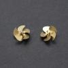1Pair RC Boat Model 5-Blade Paddle Dia 13mm Shaft Hole 1.5mm Copper Propeller for 1/350 Scale Destroyer Ship Props Replacement view 3
