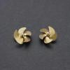 1Pair RC Boat Model 5-Blade Paddle Dia 13mm Shaft Hole 1.5mm Copper Propeller for 1/350 Scale Destroyer Ship Props Replacement view 4