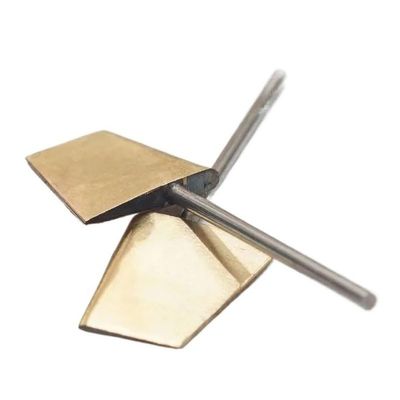 1Pair RC Boat 1/350 1/260 1/200 051C 051B RC Model Ship Steering Rudder Copper Sheet+Dia 1.5mm/2mm Stainless Steel Rod Assembly Parts(200 051C 051B)
